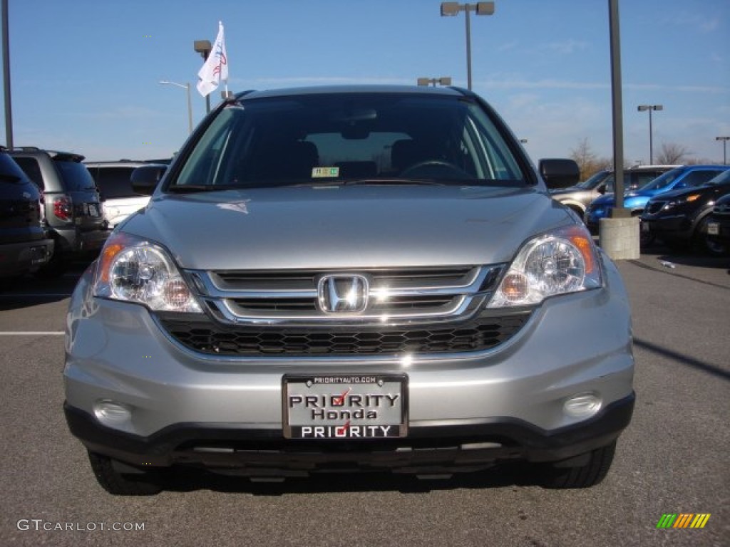 2010 CR-V EX AWD - Alabaster Silver Metallic / Black photo #8