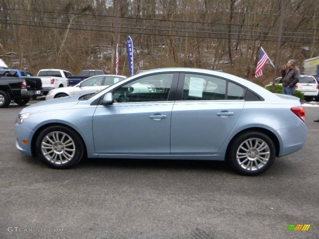 Ice Blue Metallic 2011 Chevrolet Cruze ECO Exterior Photo #88415202