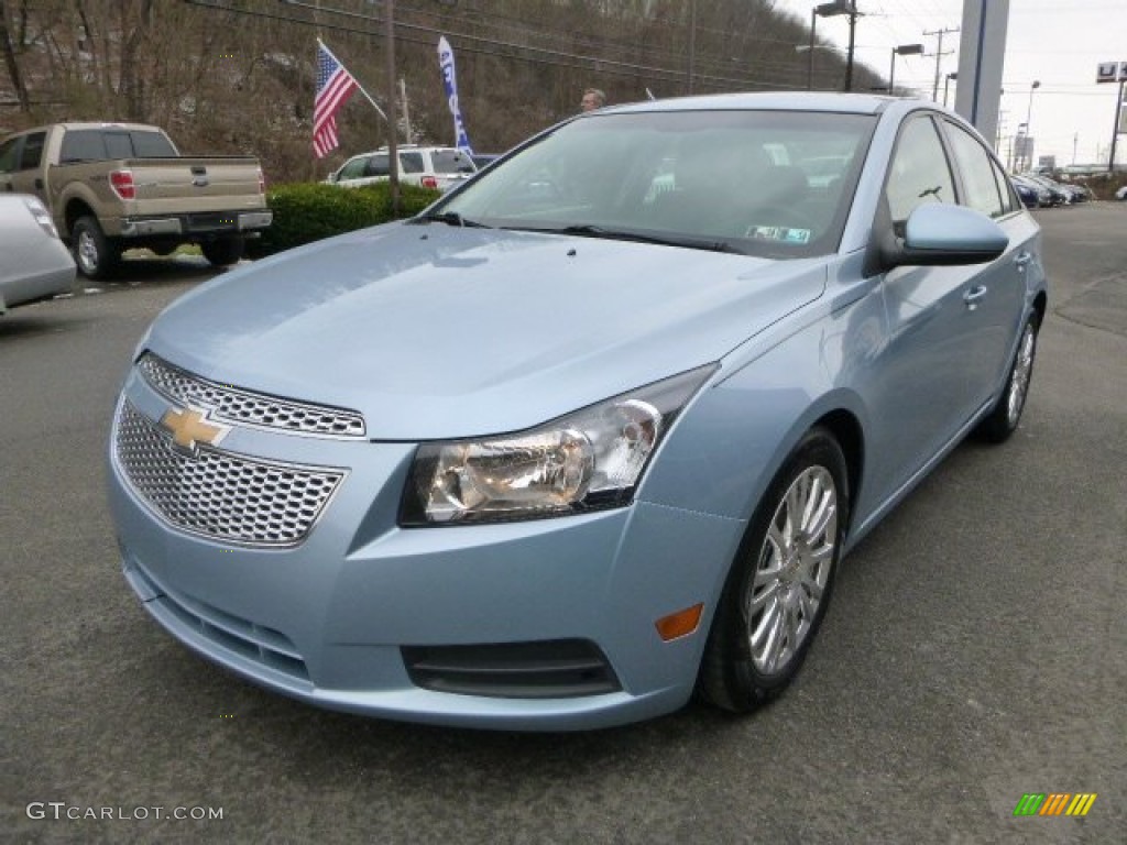 Ice Blue Metallic 2011 Chevrolet Cruze ECO Exterior Photo #88415220