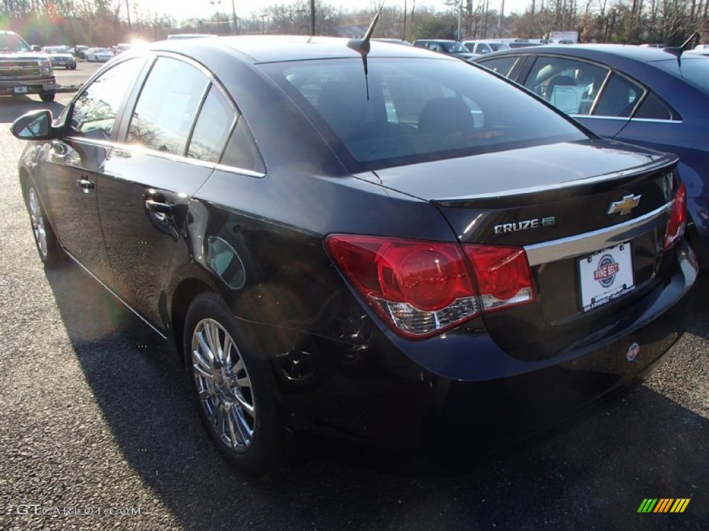 2014 Cruze Eco - Black Granite Metallic / Jet Black/Sport Red photo #2