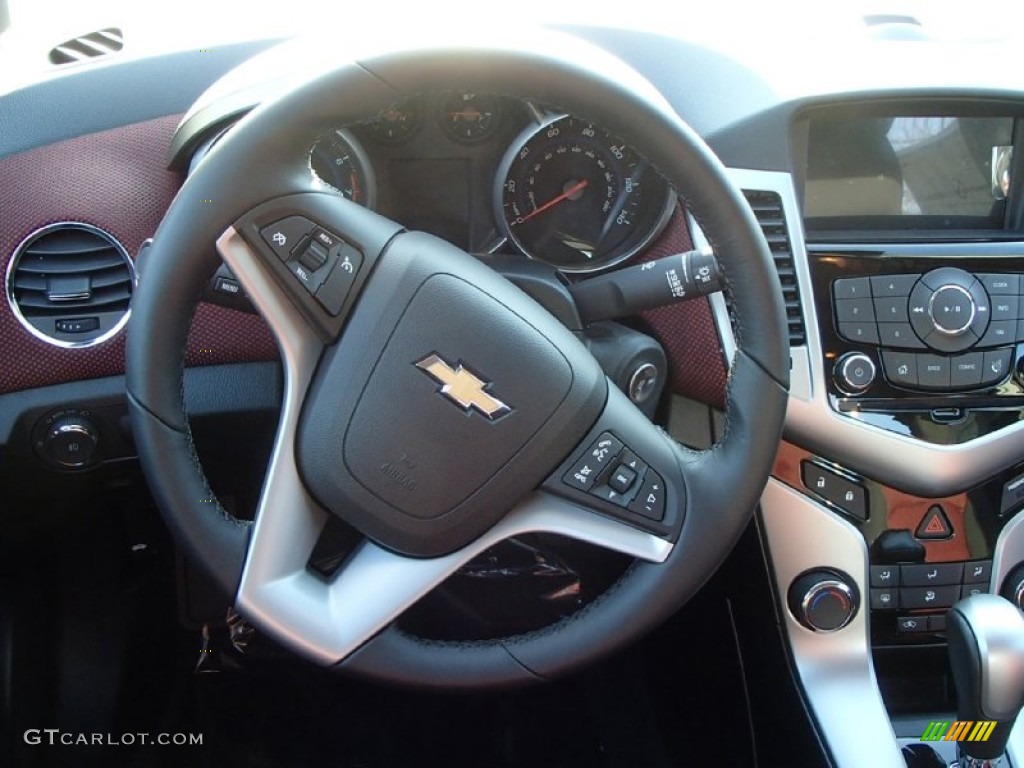 2014 Cruze Eco - Black Granite Metallic / Jet Black/Sport Red photo #7