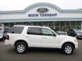 2010 White Suede Ford Explorer XLT 4x4  photo #1