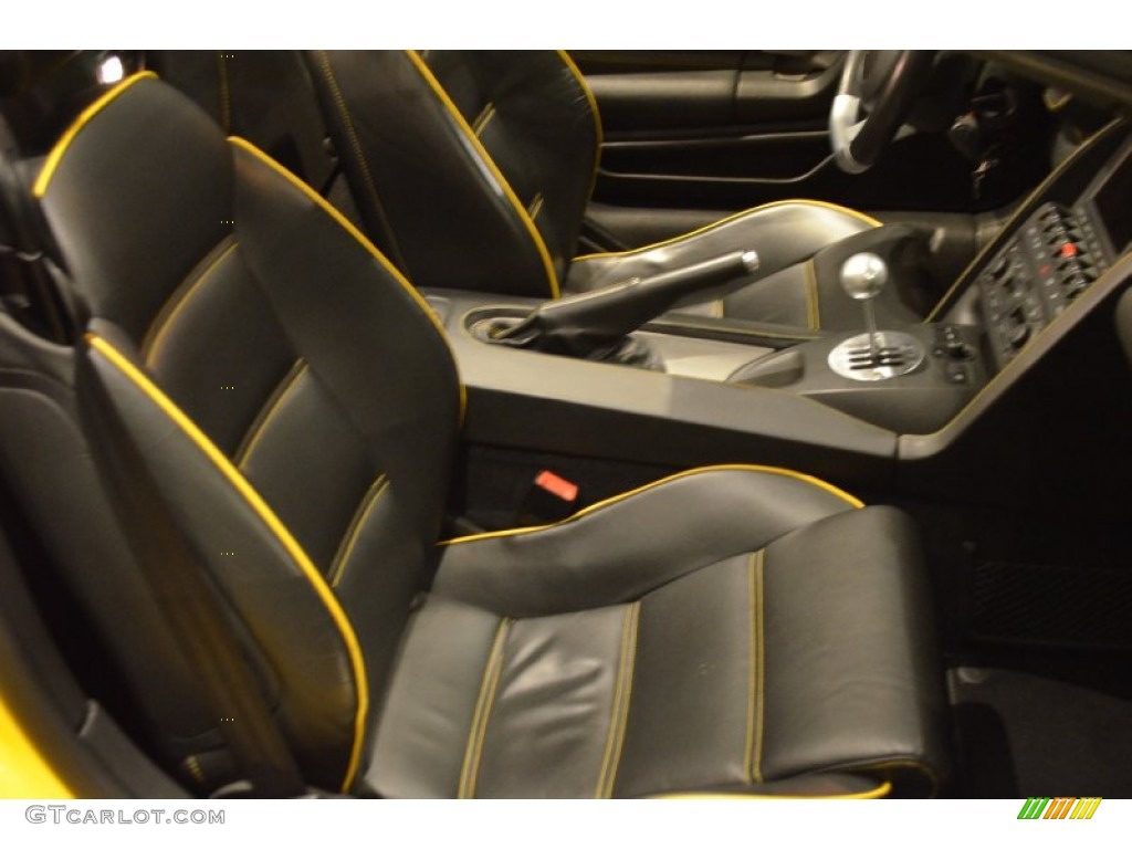 Nero Perseus Interior 2008 Lamborghini Gallardo Spyder Photo #88415922