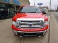 2014 Race Red Ford F150 XLT SuperCab 4x4  photo #2