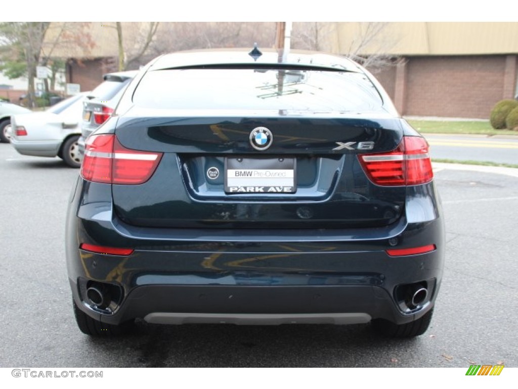 2014 X6 xDrive35i - Midnight Blue Metallic / Black photo #4