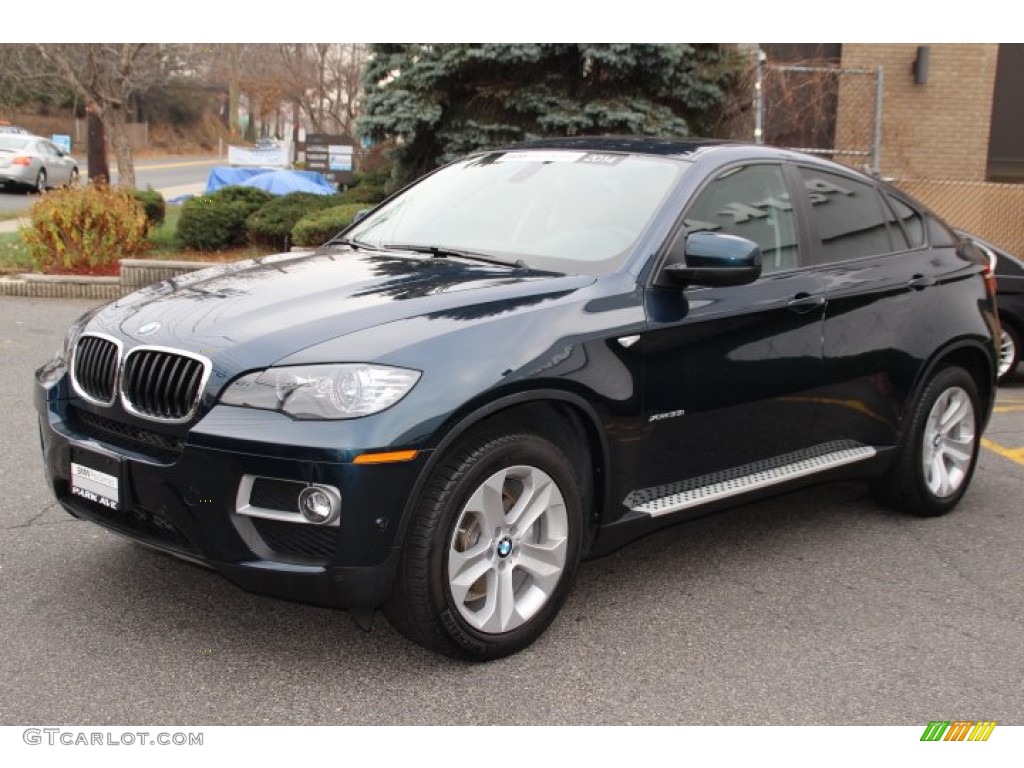 2014 X6 xDrive35i - Midnight Blue Metallic / Black photo #6