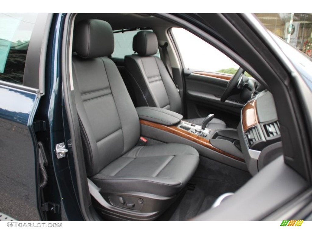 2014 X6 xDrive35i - Midnight Blue Metallic / Black photo #27