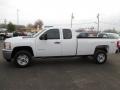 Summit White - Silverado 2500HD Work Truck Extended Cab 4x4 Photo No. 4