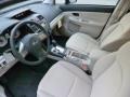 Ivory 2014 Subaru Impreza 2.0i 4 Door Interior Color