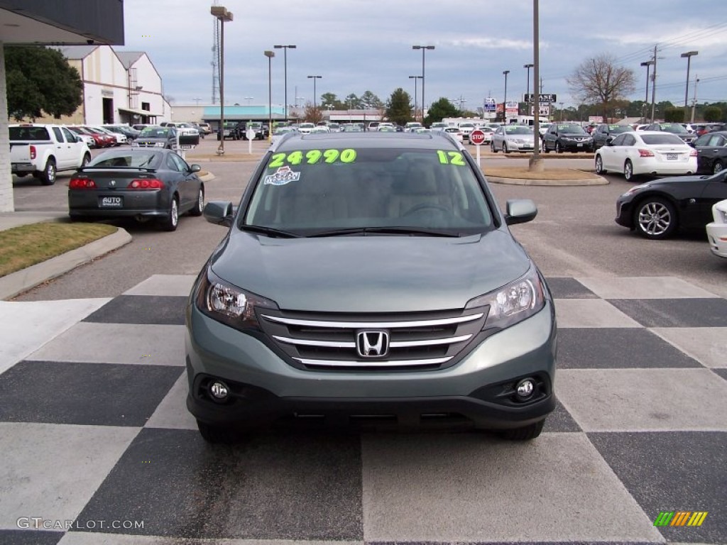 2012 CR-V EX-L - Opal Sage Metallic / Beige photo #2