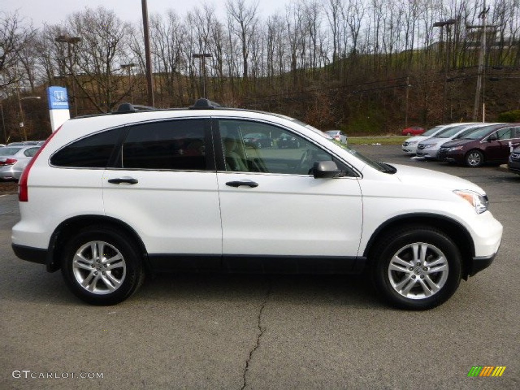 2011 CR-V EX 4WD - Taffeta White / Gray photo #6