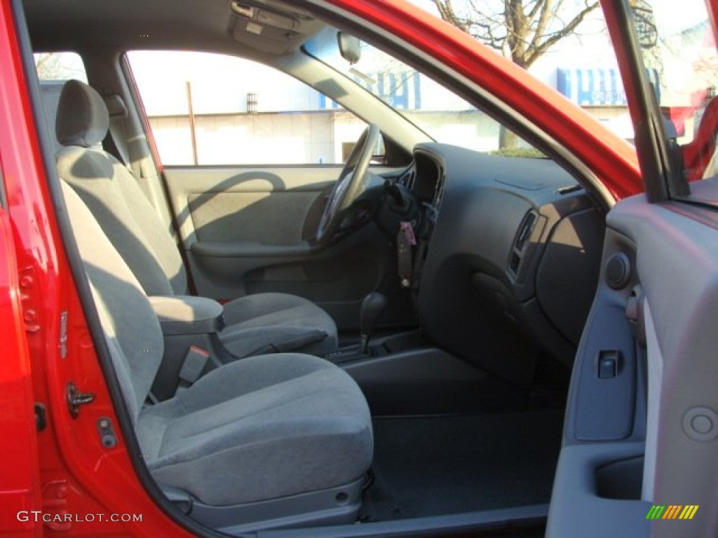 2005 Elantra GT Sedan - Rally Red / Beige photo #23