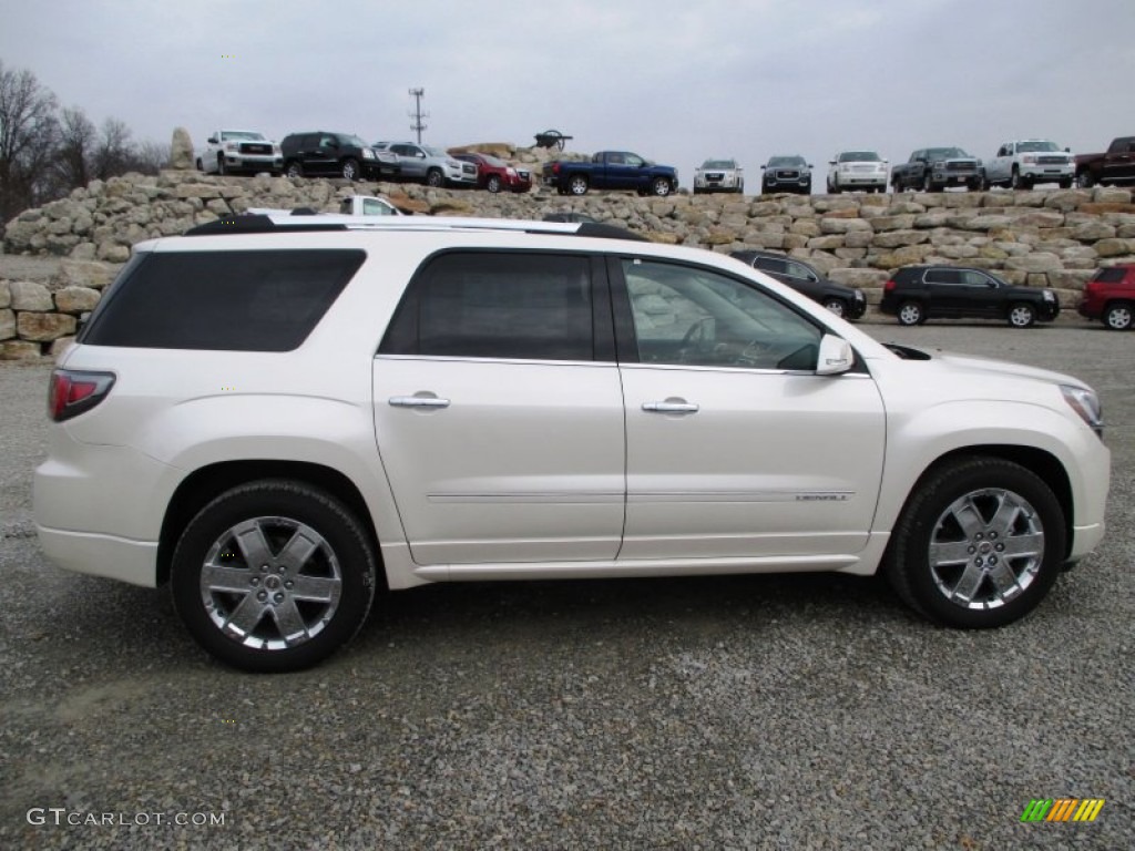 2014 Acadia Denali AWD - White Diamond Tricoat / Cocoa Dune photo #1