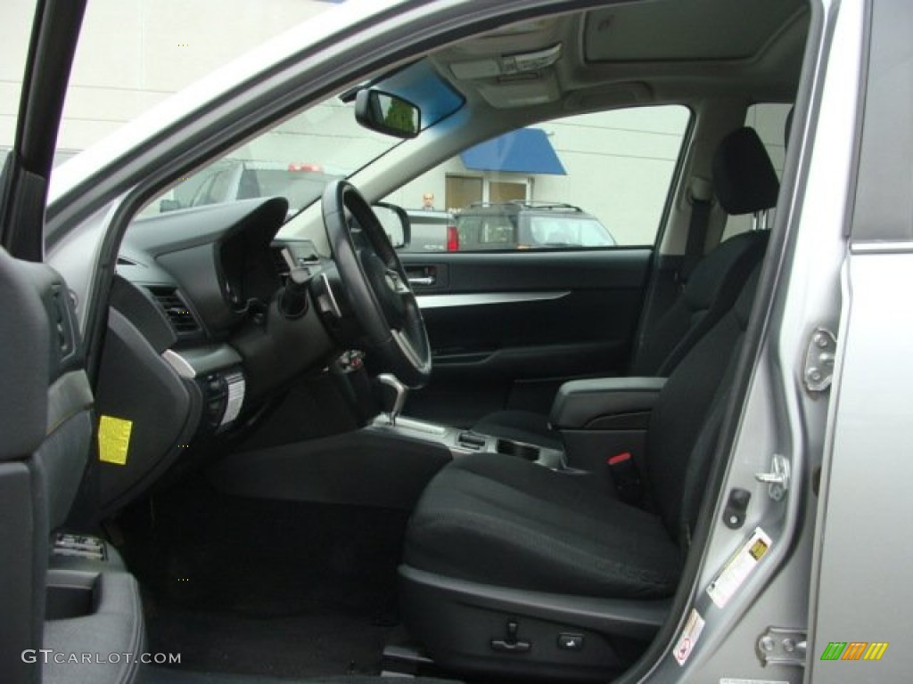 2011 Outback 2.5i Premium Wagon - Steel Silver Metallic / Off Black photo #14