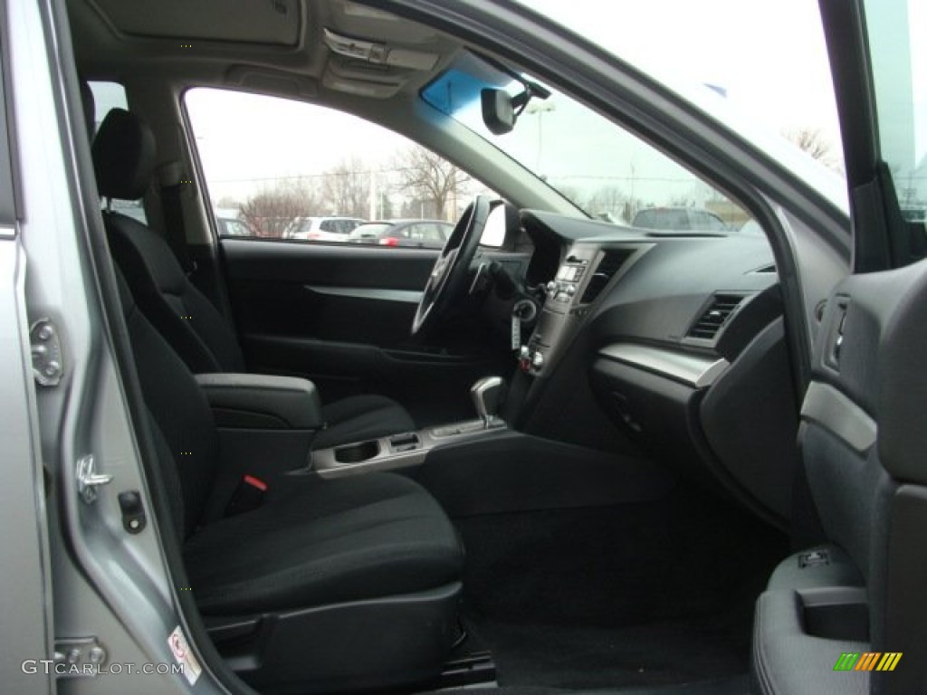 2011 Outback 2.5i Premium Wagon - Steel Silver Metallic / Off Black photo #15