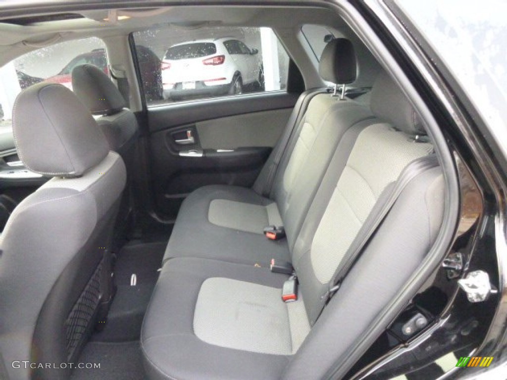 2008 Spectra 5 SX Wagon - Black / Black photo #12
