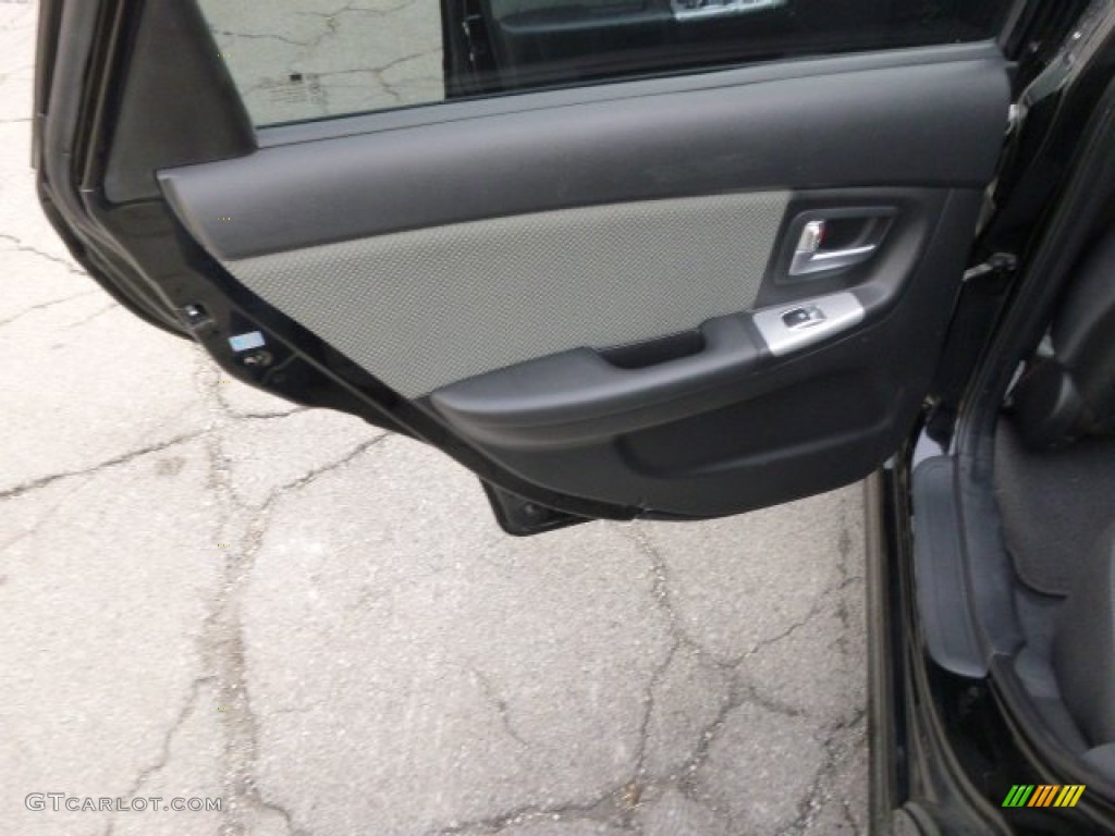2008 Spectra 5 SX Wagon - Black / Black photo #13