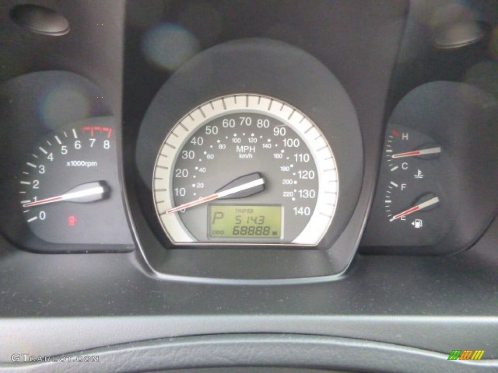 2008 Spectra 5 SX Wagon - Black / Black photo #19