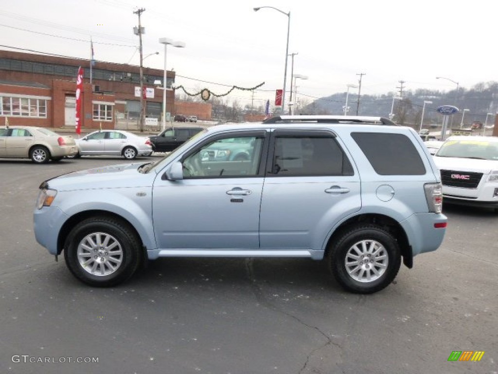 Light Ice Blue Metallic 2009 Mercury Mariner V6 Premier 4WD Exterior Photo #88422591