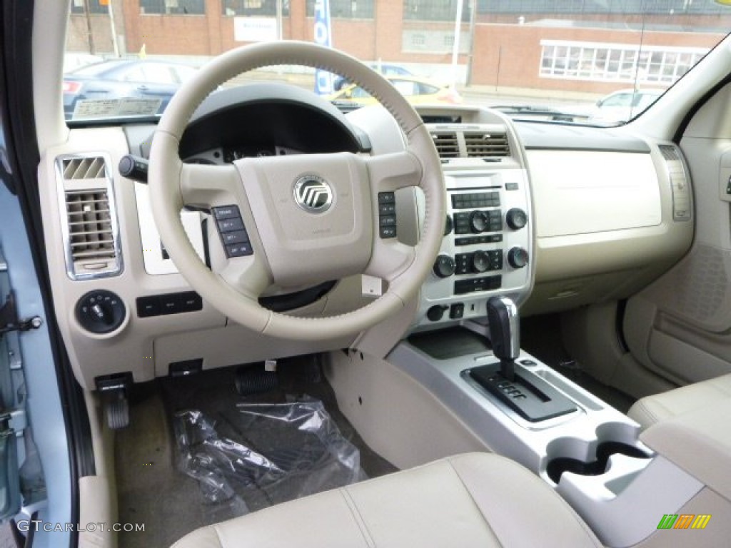 Stone Interior 2009 Mercury Mariner V6 Premier 4WD Photo #88422790