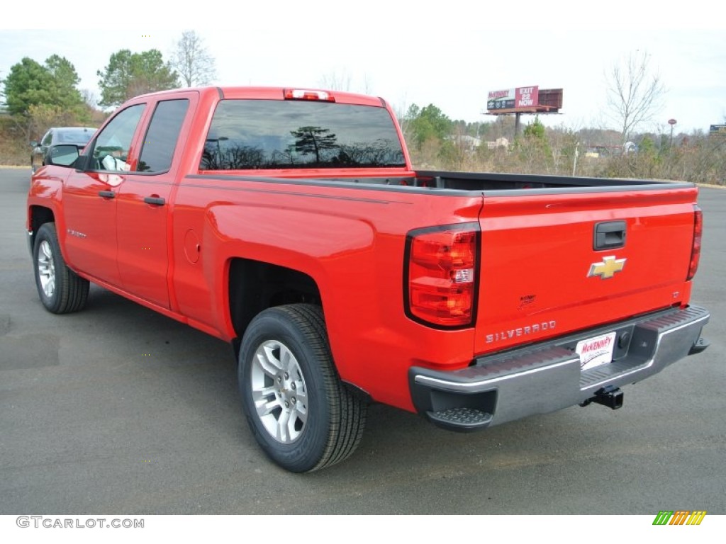 2014 Silverado 1500 LT Double Cab - Victory Red / Jet Black photo #4