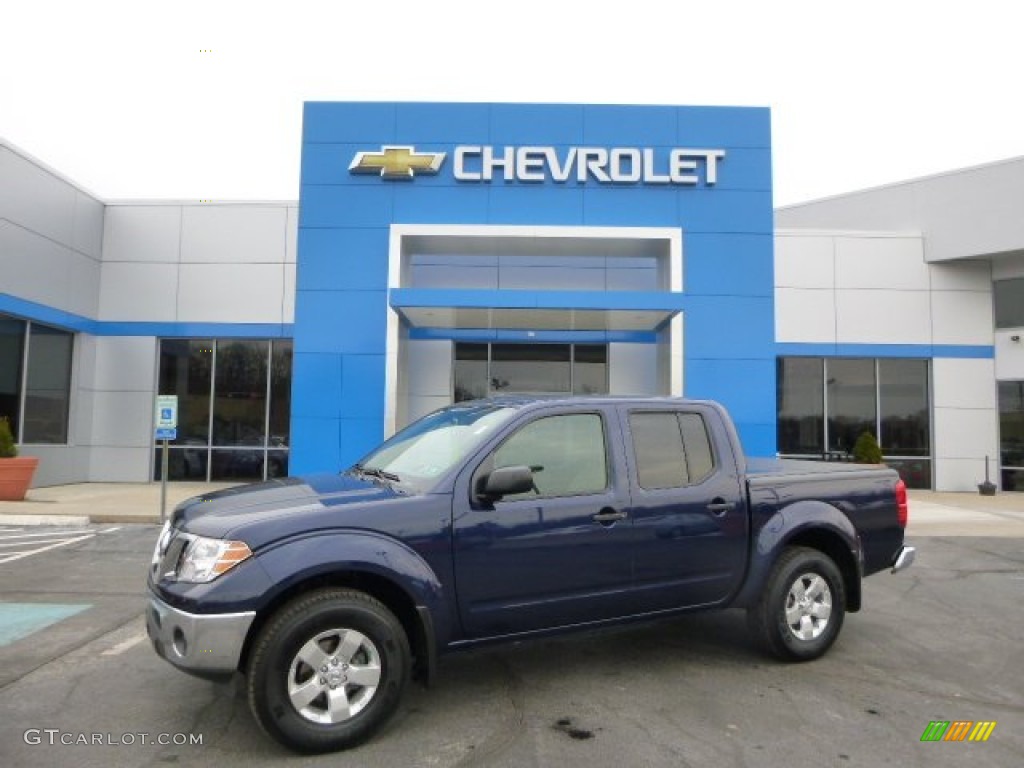 2011 Frontier SV Crew Cab 4x4 - Navy Blue / Steel photo #1