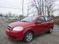 Sport Red 2009 Chevrolet Aveo LT Sedan