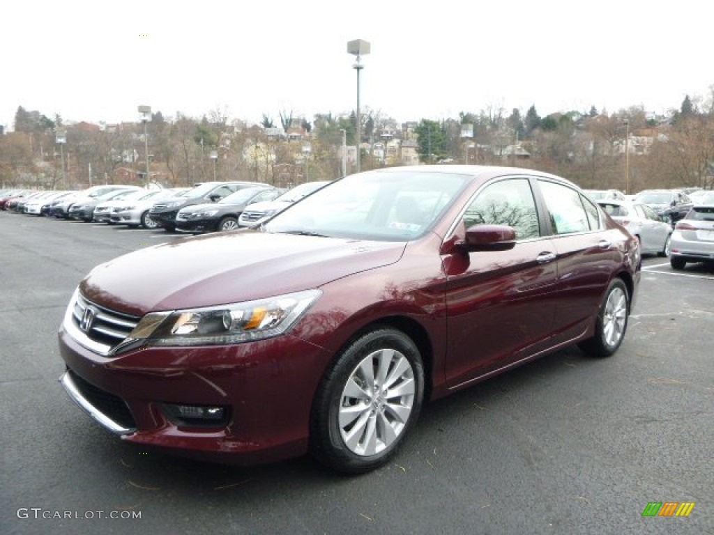 2014 Accord EX Sedan - Basque Red Pearl II / Ivory photo #1