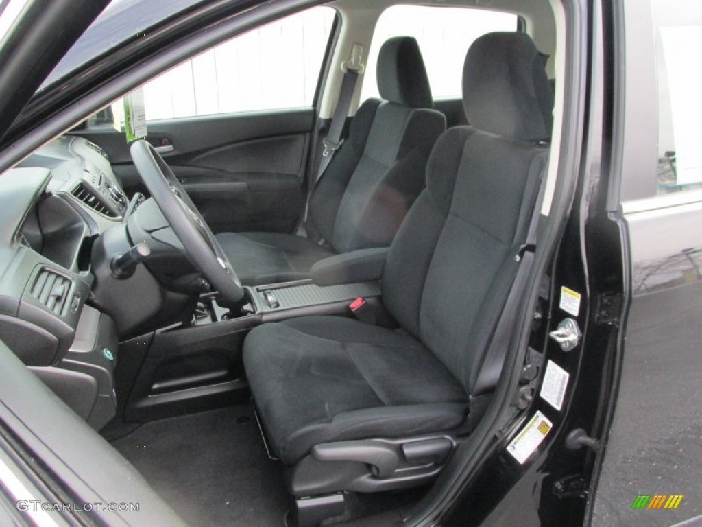 Black Interior 2012 Honda CR-V LX 4WD Photo #88426296