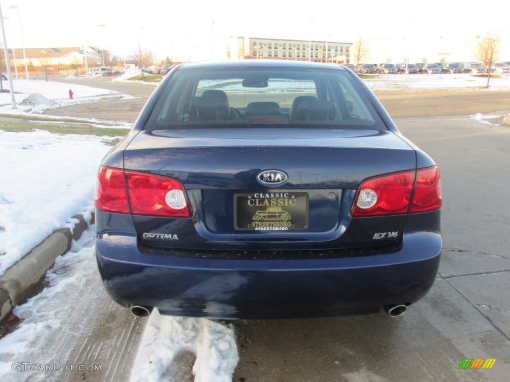 2006 Optima EX V6 - Imperial Blue / Black photo #4
