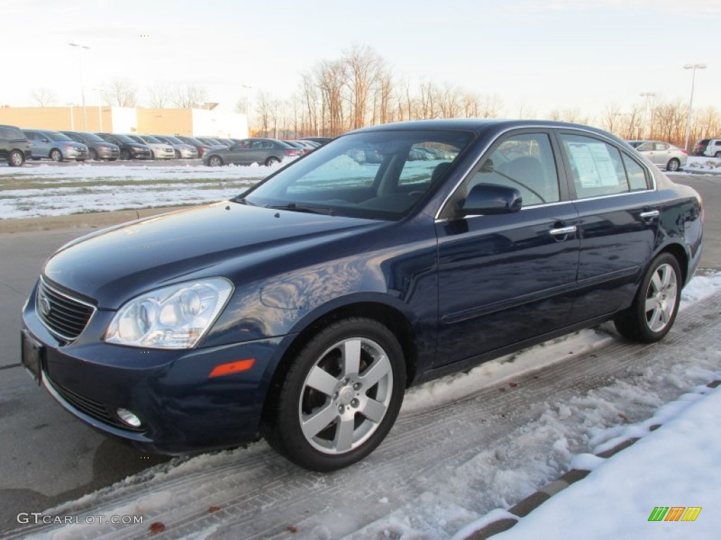 2006 Optima EX V6 - Imperial Blue / Black photo #7