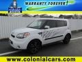 Clear White/Grey Graphics 2011 Kia Soul White Tiger Special Edition