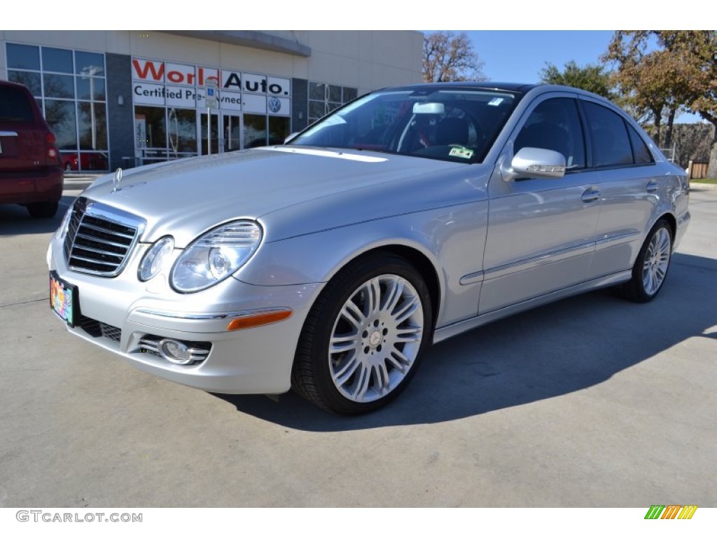 2008 E 550 Sedan - Iridium Silver Metallic / Black photo #1