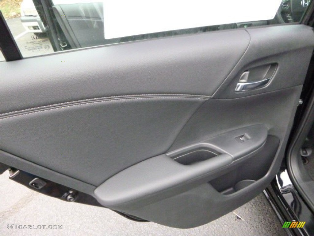 2014 Accord EX Sedan - Crystal Black Pearl / Black photo #13