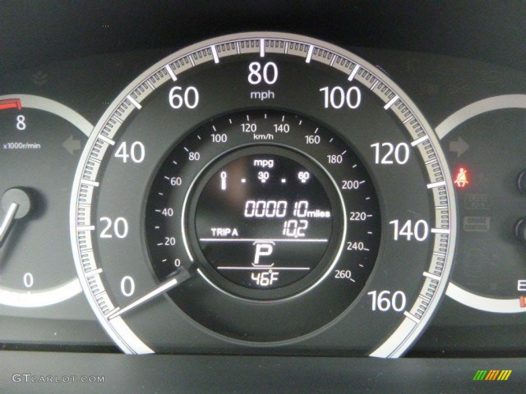 2014 Accord EX Sedan - Crystal Black Pearl / Black photo #18