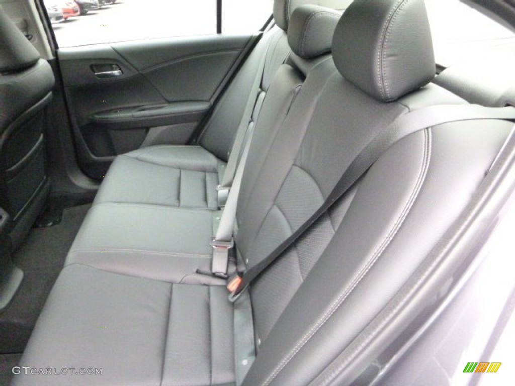 2014 Accord EX-L Sedan - Modern Steel Metallic / Black photo #11