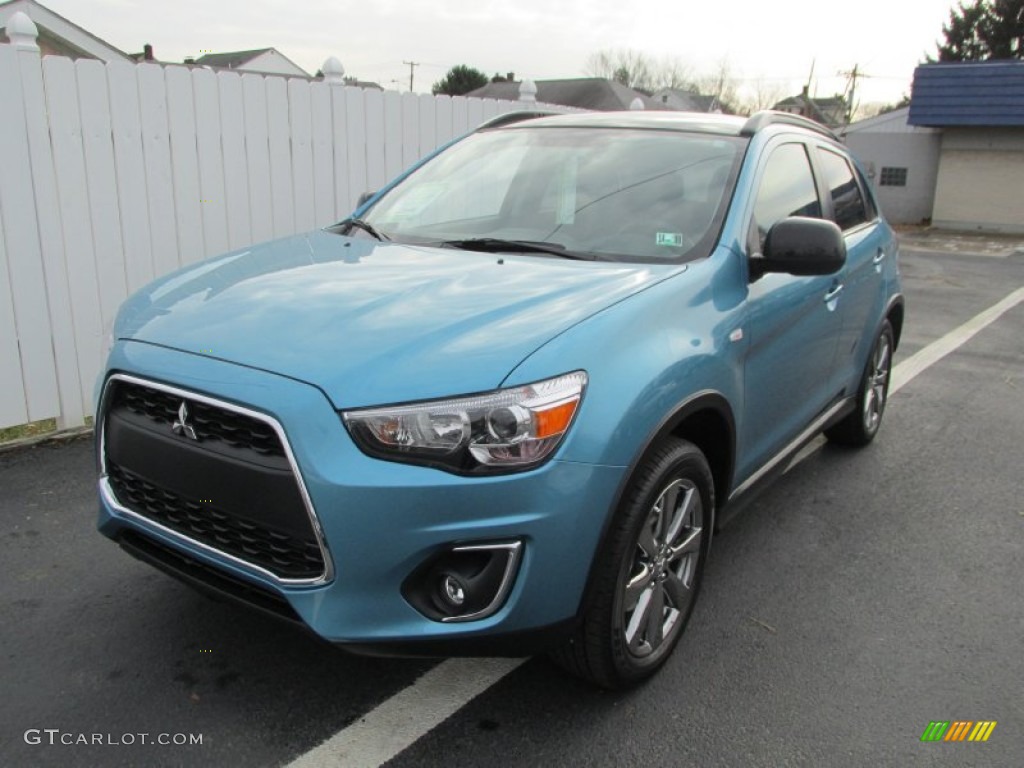 Laguna Blue Metallic 2013 Mitsubishi Outlander Sport LE AWD Exterior Photo #88427316