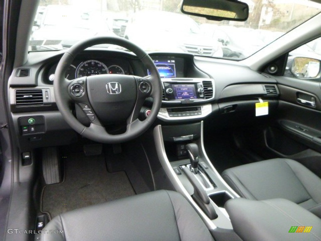 2014 Accord EX-L Sedan - Modern Steel Metallic / Black photo #12