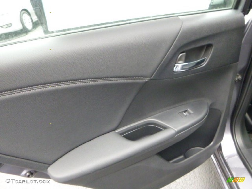 2014 Accord EX-L Sedan - Modern Steel Metallic / Black photo #13