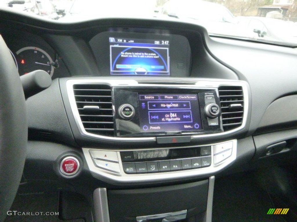 2014 Accord EX-L Sedan - Modern Steel Metallic / Black photo #17