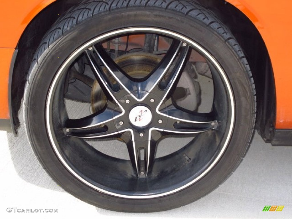 2011 Challenger SE - Toxic Orange Pearl / Dark Slate Gray photo #10