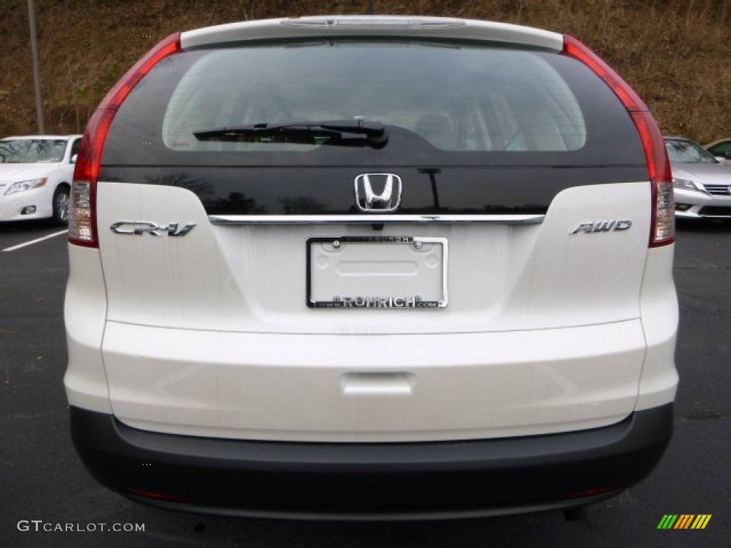 2014 CR-V LX AWD - White Diamond Pearl / Gray photo #4