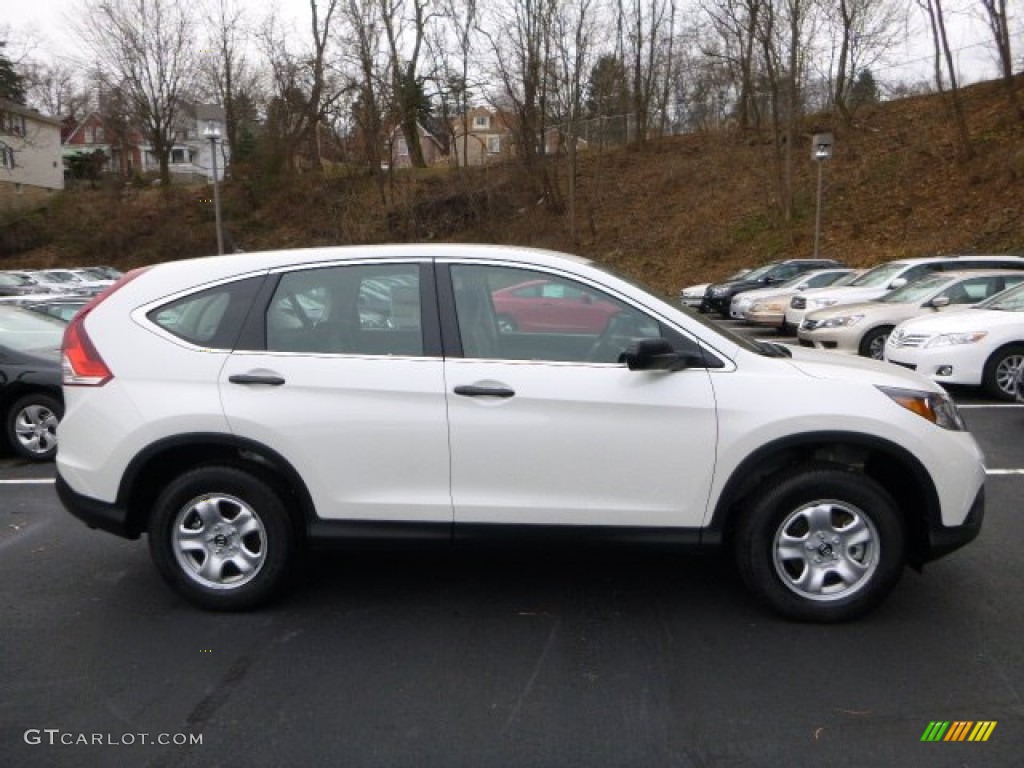 2014 CR-V LX AWD - White Diamond Pearl / Gray photo #6