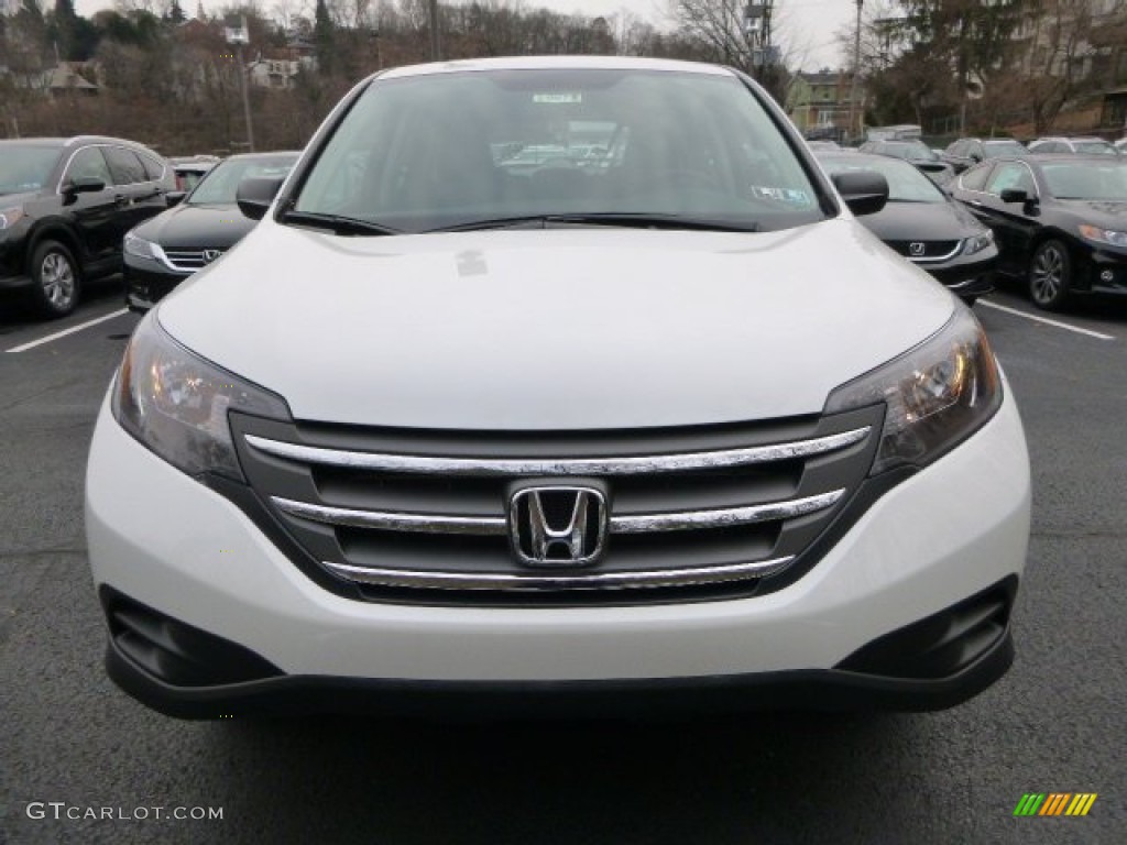 2014 CR-V LX AWD - White Diamond Pearl / Gray photo #8