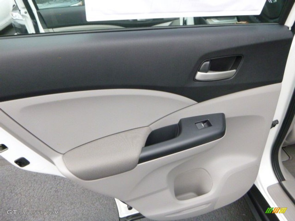 2014 CR-V LX AWD - White Diamond Pearl / Gray photo #13