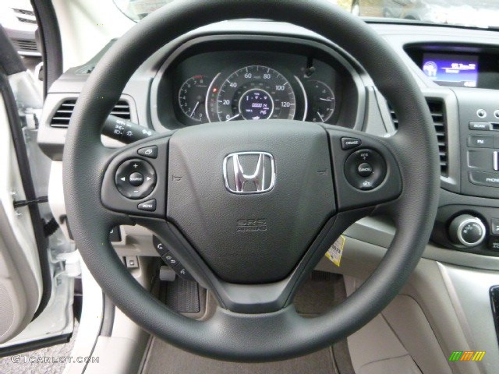 2014 CR-V LX AWD - White Diamond Pearl / Gray photo #16