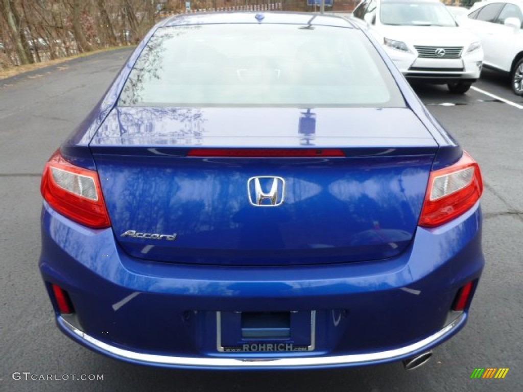 2014 Accord EX-L Coupe - Still Night Pearl / Black photo #4
