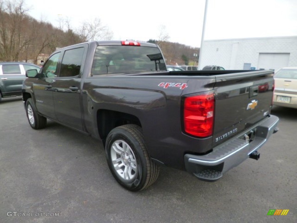 2014 Silverado 1500 LT Crew Cab 4x4 - Tungsten Metallic / Jet Black photo #5