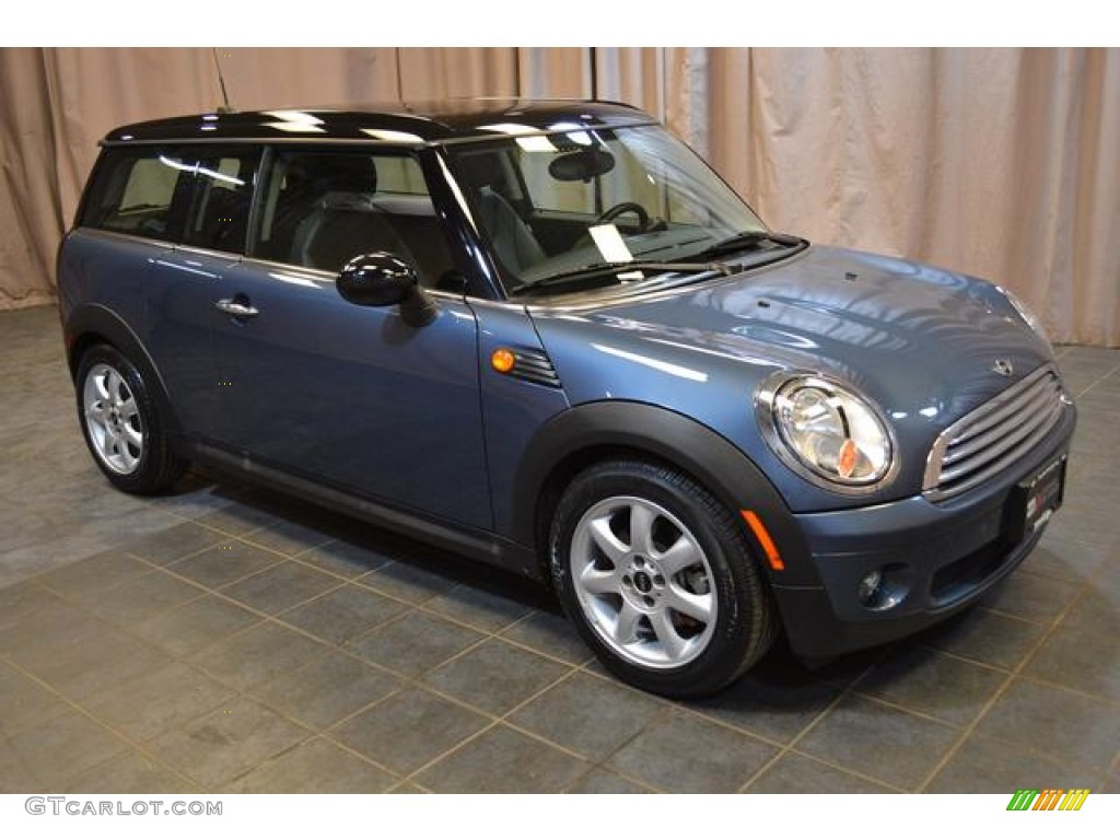 2010 Cooper Clubman - Horizon Blue Metallic / Grey/Carbon Black photo #4