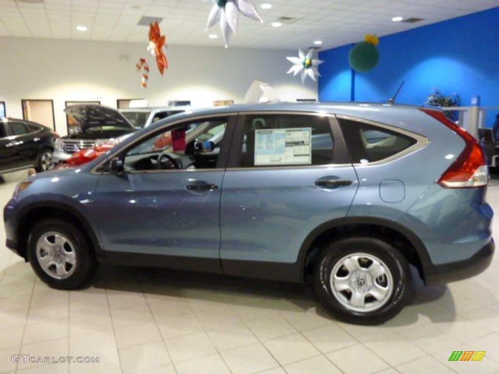 2014 CR-V LX AWD - Mountain Air Metallic / Black photo #2
